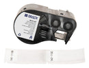 BRADY M4-51-427 Wire Marker, Self Laminating, Blank (No Legend), 25.4mm x 63.5mm, Vinyl, Transparent, White