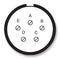 AMPHENOL AEROSPACE D38999/26KD5PN Circular Connector, MIL-DTL-38999 Series III, DS38999/26 Series, Straight Plug, 5 Contacts