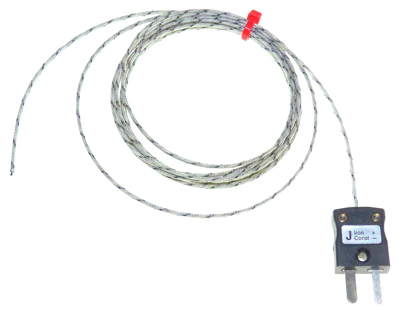 LABFACILITY Z3-J-2M (IEC) (PACK OF 5) Thermocouple, Flat Pair, J, -60 &deg;C, 350 &deg;C, Fibre Glass, 6.6 ft, 2 m XF-2899-FAR