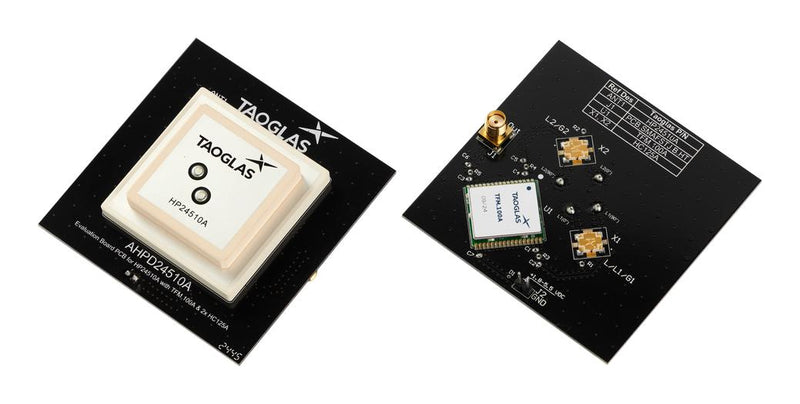 TAOGLAS AHPD24510A Evaluation Board, HP24510A, GNSS L1/L2 Stacked Patch Antenna