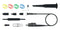 TESTEC TT-HX 312 Oscilloscope Probe, 10 Mohm, 1.2 ns, Voltage, 350 MHz, 400 Vrms, 1:1, 10:1, Oscilloscopes