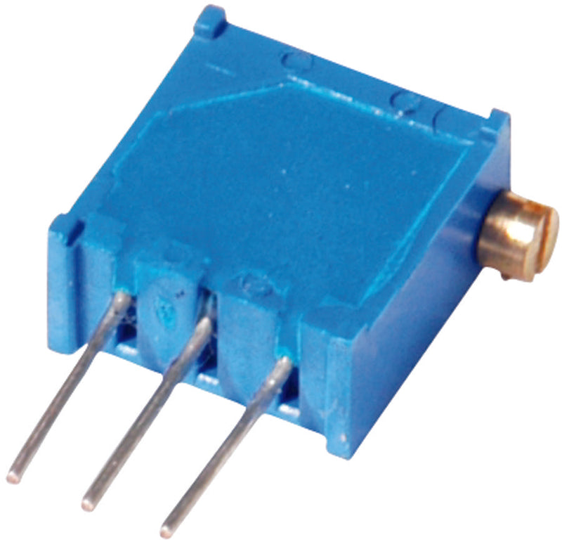 MULTICOMP PRO MCWIW1029-X-102-LF TRIMMER POTENTIOMETER, CERMET, 1KOHM, 25TURN, THROUGH HOLE, 9MM SQ