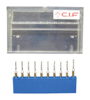 CIF DU67.10 Twist Drill Bit, Carbide, 0.7mm, 9.5mm Effective, 38.1mm Overall