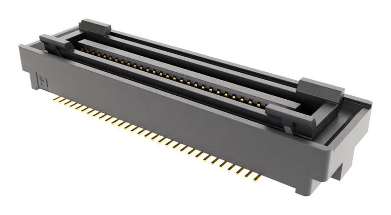 HARWIN F30-20006045R Mezzanine Connector, Plug, 0.8 mm, 2 Rows, 60 Contacts, Surface Mount Straight, Phosphor Bronze