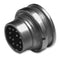AMPHENOL SINE/TUCHEL C091 31C008 100 2 Circular Connector, C091D Series, Panel Mount Receptacle, 8 Contacts, Solder Pin, Metal Body
