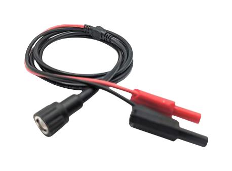 MUELLER ELECTRIC AI-21.020-1.2M BNC Breakout, BNC Plug, 4mm Stackable Banana Plugs, Shrouded x 2, 3.94 ft, 1.2 m, Black, Red, 3 A