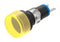 EAO 18-060.0054L LED Panel Mount Indicator, Yellow, 3 VDC, 8 mm, 20 mA, IP40