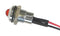 CML INNOVATIVE TECHNOLOGIES 19040003WE LED Panel Mount Indicator, Red, 2 V, 8 mm, 20 mA, 25 mcd, IP40