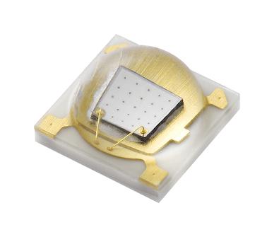 VISHAY VLMU35A10-385-130 UV Emitter, UV-A, 385 nm, 3.6 V, 1.44 W, Top View SMD, 3.45mm x 3.45mm, InGaN