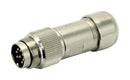 AMPHENOL SINE/TUCHEL C09131D0041004U Circular Connector, C091D Series, Cable Mount Receptacle, 4 Contacts, Solder Socket, Threaded