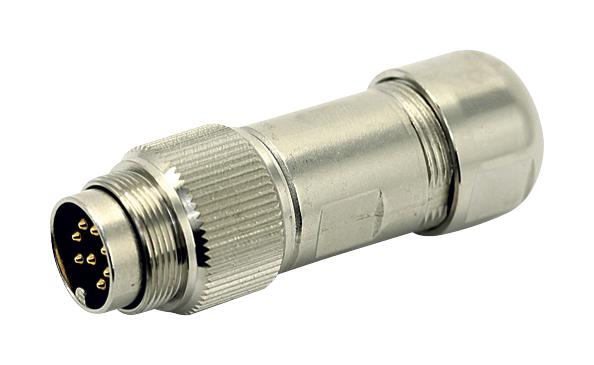 AMPHENOL SINE/TUCHEL C09131D0041004U Circular Connector, C091D Series, Cable Mount Receptacle, 4 Contacts, Solder Socket, Threaded