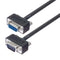 L-COM CTL3VGAMF-25T Computer Cable, HD-15 Plug, HD-15 Receptacle, 25 ft, 7.6 m, Black, CTL3VGAMF-T Series