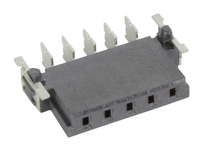 HARTING 15650052601000 PCB Receptacle, Board-to-Board, 2.54 mm, 1 Rows, 5 Contacts, Surface Mount Right Angle