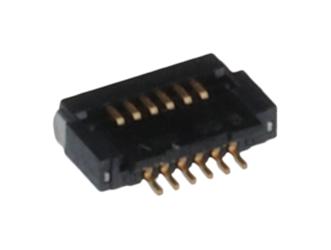 HIROSE / HRS TF13BA-6S-0.4SH(800) FFC / FPC Board Connector, 0.4 mm, 6 Contacts, Receptacle, TF13 Series, Surface Mount Right Angle