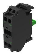 EAO 45-311.1Z40 Contact Block, Spring Clamp, 1 Pole, 10 A, Eao 45 Series Switches