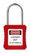MULTICOMP PRO MP014043 Safety Padlock, 4mm Dia, ABS (Acrylonitrile Butadiene Styrene), PC (Polycarbonate) Lock