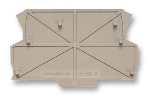 WEIDMULLER 8389030000 END PLATE, TERMINAL BLOCK