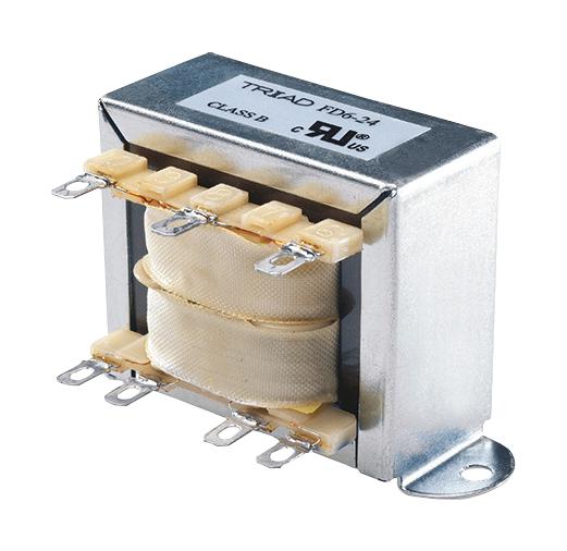 TRIAD MAGNETICS F8-24 TRANSFORMER, ISO, 24V, 100VA