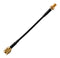 TAOGLAS CAB.0102 RF / Coaxial Cable Assembly, SMA Bulkhead Jack to SMA Plug, RG174, 50 ohm, 3.9 ", 100 mm, Black
