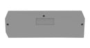 MULTICOMP PRO MP012910 Accessory, Grey, 2.5mm Width DIN Rail Terminal Blocks, End Cover, MP WS SPRING CAGE Series