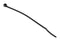 HELLERMANNTYTON T18R.PB3P-UK Cable Tie, PP (Polypropylene), Black, 100 mm, 2.5 mm, 22 mm, 65 N