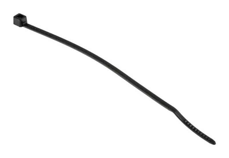HELLERMANNTYTON T18R.PB3P-UK Cable Tie, PP (Polypropylene), Black, 100 mm, 2.5 mm, 22 mm, 65 N