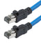 L-COM TRD824-BLU-65F Ethernet Cable, Cat8, RJ45 Plug to RJ45 Plug, FTP (Foiled Twisted Pair), Blue, 19.8 m, 65 ft