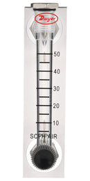 DWYER VFA-7-SSV Air Flowmeter, 5SCFH to 50SCFH, 5%, 3.175mm, 6.9bar, VF Series Flow Meter