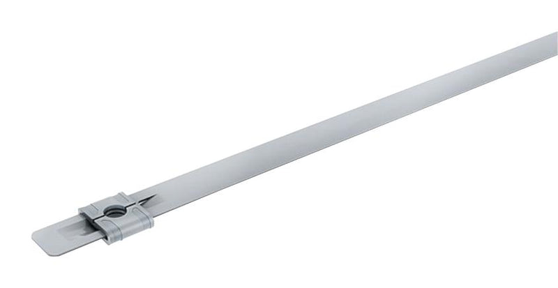 HELLERMANNTYTON MST360M.M2P Cable Tie, Stainless Steel, Silver, 369 mm, 8.9 mm, 100 mm, 1500 N
