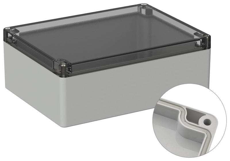 MULTICOMP PRO MP011550 Plastic Enclosure, Multipurpose, Polycarbonate, 75 mm, 150 mm, 200 mm, IP66
