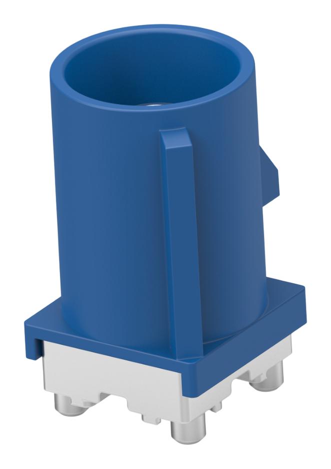 TE CONNECTIVITY 2474495-3 RF / Coaxial Connector, Signal Blue, Code C, 1P, FAKRA Coaxial, Straight Plug, Solder, 50 ohm