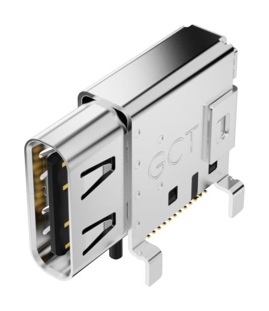 GCT (GLOBAL Connector TECHNOLOGY) USB4200-03-A USB4200-03-A USB Type C 3.2 Receptacle 24 Ways Surface Mount Flag-Type New