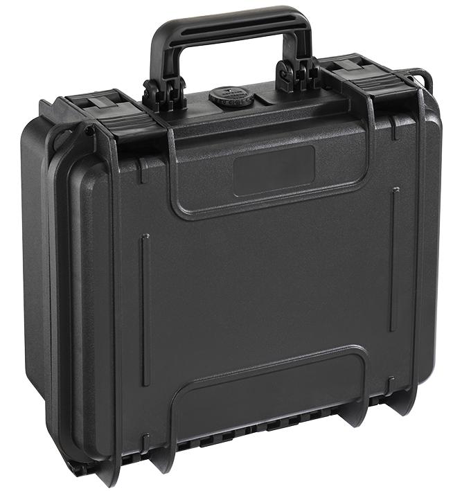 MULTICOMP PRO MAX235H105S.079 Storage Case, Waterproof, with Foam, Black, 235mm x 180mm x 106mm