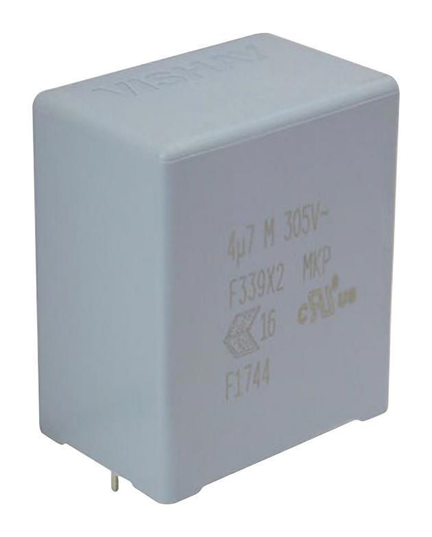 VISHAY F339X241030KFI2B0 Safety Capacitor, THB Grade IIB, Metallized PP, Radial Box - 2 Pin, 0.1 &micro;F, &plusmn; 10%, X2, Through Hole