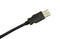 AMPHENOL SOCAPEX USB2AA200PUHFFR USB Cable, Type A Plug to Type A Plug, 2 m, 6.6 ft, USB 2.0, Black