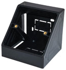 TUK 3LABK Angled Back Box, Single Gang, 86.4mm x 115.85mm x 73mm, Black, ABS GTIN UPC EAN: 5055386512802