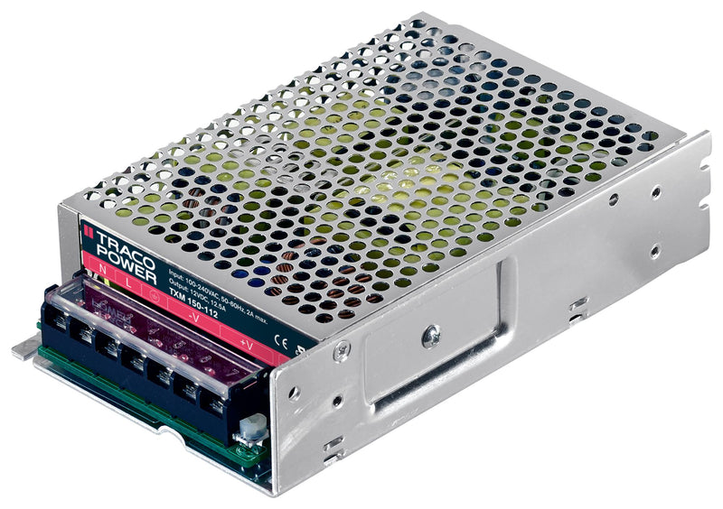 TRACO POWER TXM150-148 AC/DC Enclosed Power Supply (PSU), ITE, 1 Outputs, 150 W, 48 VDC, 3.2 A