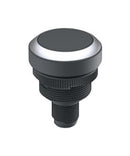 RAFI 1.10.011.001/0110 Industrial Pushbutton Switch, RAMO 22 T Series, 22.3 mm, SPST-NO, Momentary, Round, Black