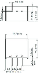 TRACO POWER TSRN 1-2425 DC/DC Converter, ITE, 1 Output, 2.5 V, 1 A, TSRN 1 Series