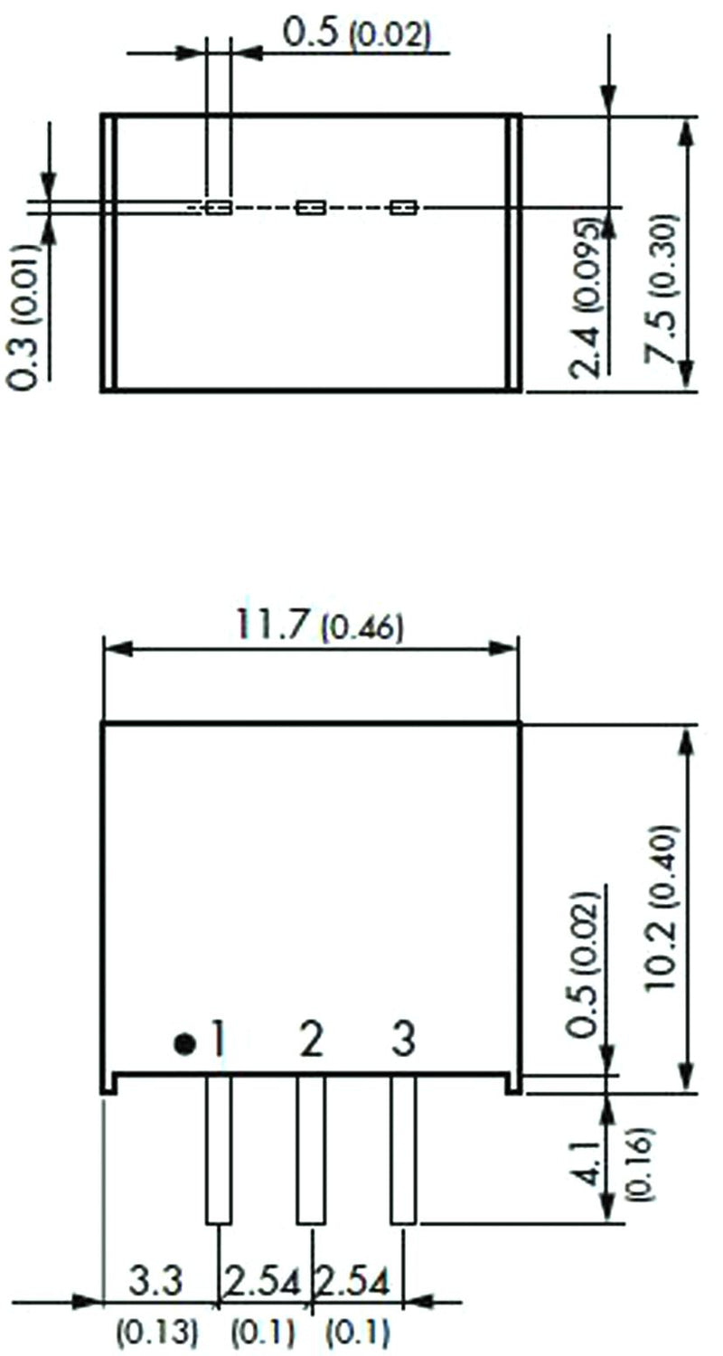TRACO POWER TSRN 1-2425 DC/DC Converter, ITE, 1 Output, 2.5 V, 1 A, TSRN 1 Series