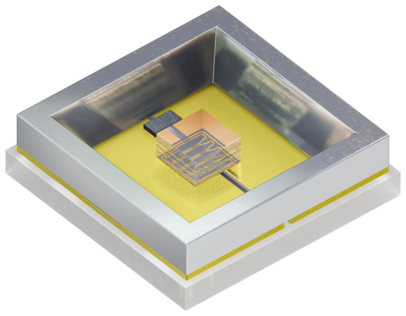AMS OSRAM GROUP SU CULDP1.VC-MBMH-57-V0V1 UV Emitter, 275 nm, 58 mW, 6.1 V, 250 mA, UV-C, OSLON UV Series