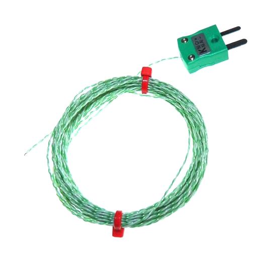 LABFACILITY Z2-K-1/0.2MM-2M-MP (PACK OF 5) Thermocouple, Twin Twisted, K, PTFE (Polytetrafluoroethylene), 6.6 ft, 2 m XF-2887-FAR