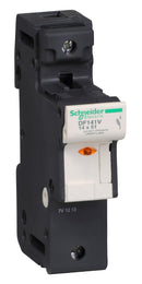 SCHNEIDER ELECTRIC DF141V Fuse Carrier, TeSys DF Series, Blown Fuse Indicator, 1P, 50 A, 690 VAC, 14 mm X 51 mm