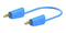 Staubli 64.1037-10023 64.1037-10023 Banana Test Lead 30 VAC 4mm Stackable Plug 39.37 " 1 m Blue