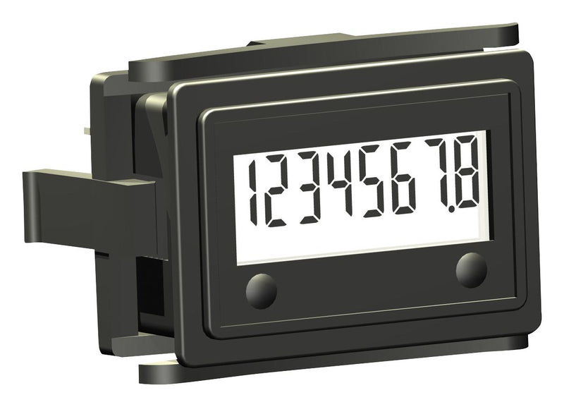 TRUMETER 3410-5000 Panel Mount Timer, 20 VAC, 300 VAC, 0.1 s, 9999999.9 h, 24.1 mm, 37 mm