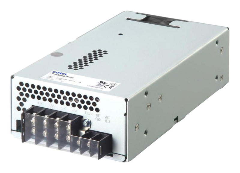 COSEL PJMA600F-24 AC/DC Enclosed Power Supply (PSU), Medical, 1 Outputs, 600 W, 24 V, 25 A