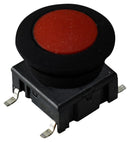 MEC 5ESH935+1SS09-12.0+AQW0908 Tactile Switch, Black, Multimec 5E Series, Top Actuated, Surface Mount, Round Button, 3.5 N