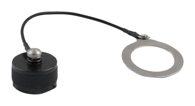AMPHENOL SOCAPEX USB3CFTVC7G Dust Cap / Cover, Jam Nut Receptacle, Protective Cap with Cord