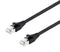 L-COM TRD855HFB-2M Ethernet Cable, Cat5e, RJ45 Plug to RJ45 Plug, UTP (Unshielded Twisted Pair), Black, 2 m, 6.6 ft