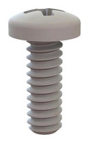 ESSENTRA COMPONENTS 010632PW037 PAN PHILLIPS SCREW, 6-32 THREAD, 9.5MM